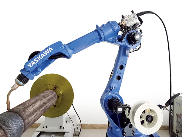 Welding wire performance arc welding robot detection device